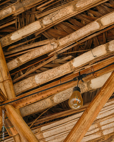 old wooden cealing