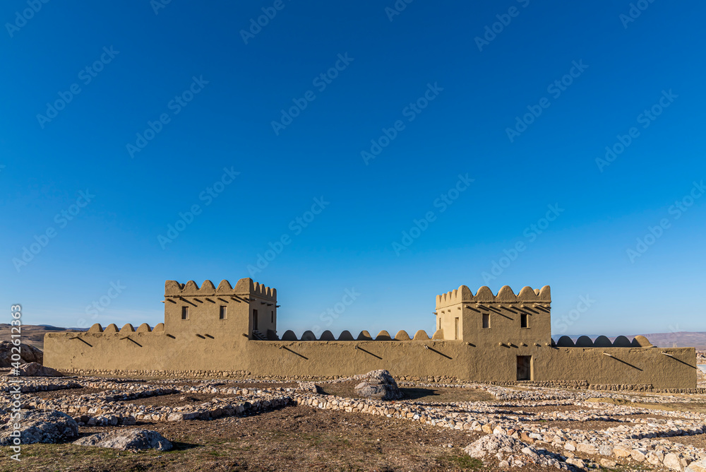 Hittite walls and castle in Hattusas