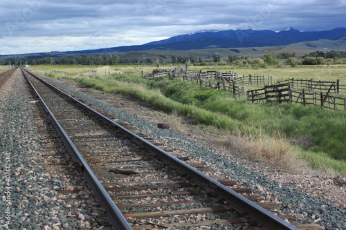 Train tracks to Drumond Montana