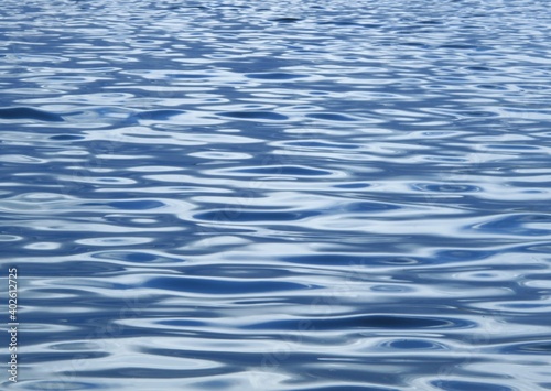 Blue rippling water beckons