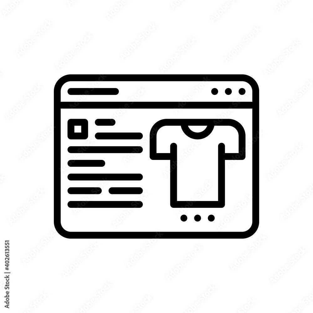Fashion blog icon in line style. Beauty blogging. Clothing review. Online fashion store . Thematic internet community. Social media. Blogging and broadcasting. Vector isolated on white background. Fashion blog icon in line style. Beauty blogging. Clothing review. Online fashion store . Thematic internet community. Social media. Blogging and broadcasting. Vector isolated on white background.