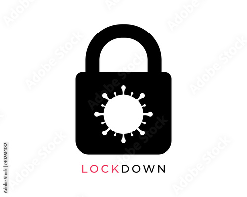 LOCKDOWN CORONAVIRUS, Lockdown Design Vector, Lockdown Coronavirus design Vector,Covid 19 Lockdown,
