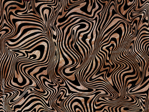 oil painted geometric pattern