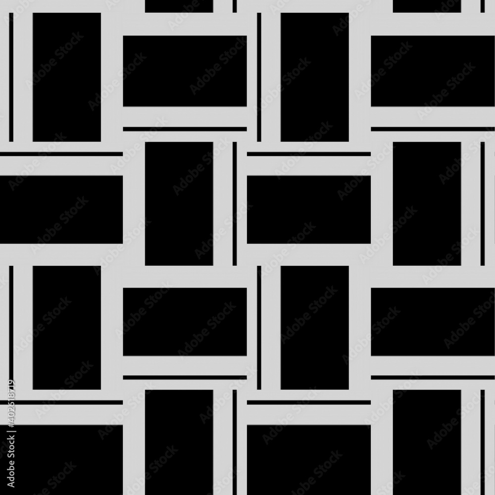 Black and white texture. Abstract seamless geometric pattern.
Black and white texture. Abstract seamless geometric pattern.