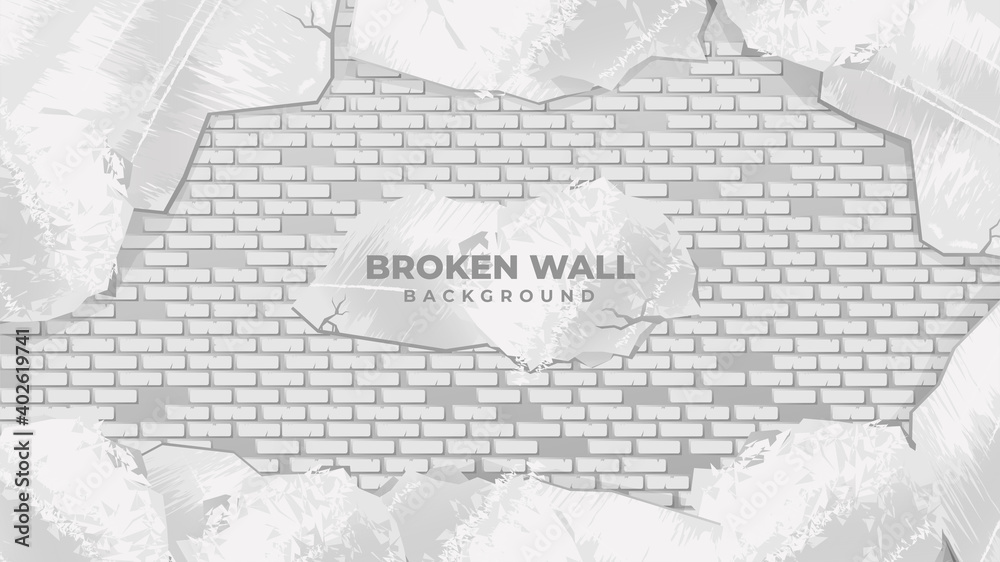 Broken Wall Background