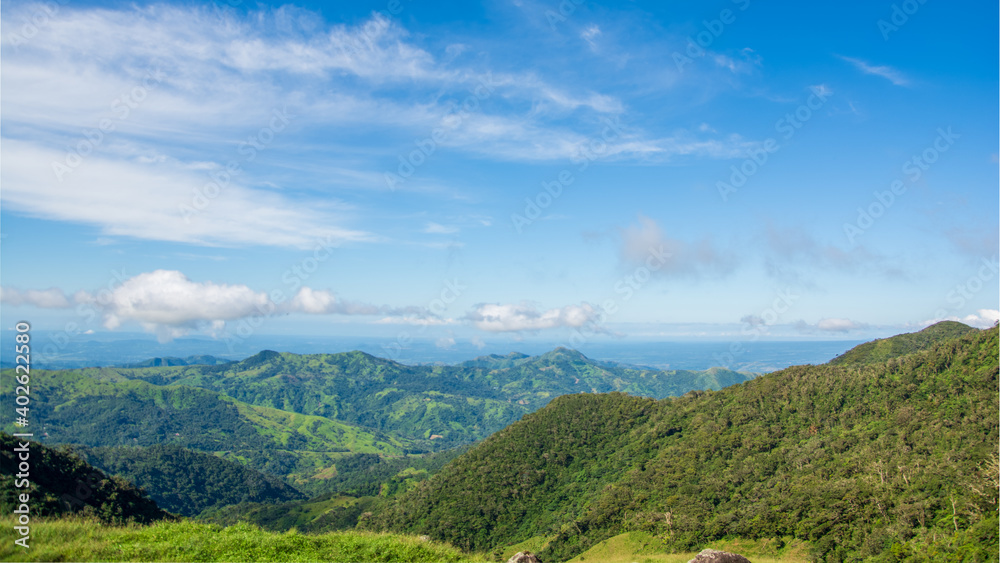 Obraz premium landscape with mountains and clouds