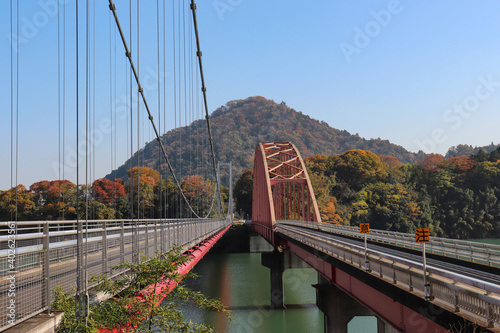 三井大橋と三井そよかぜ橋（神奈川県相模原市緑区） photo