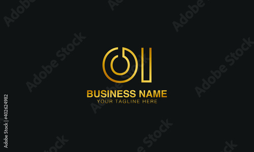 OI O I initial logo | initial based abstract modern minimal creative logo, vector template image. luxury logotype logo, real estate homie logo. typography logo. initials logo.