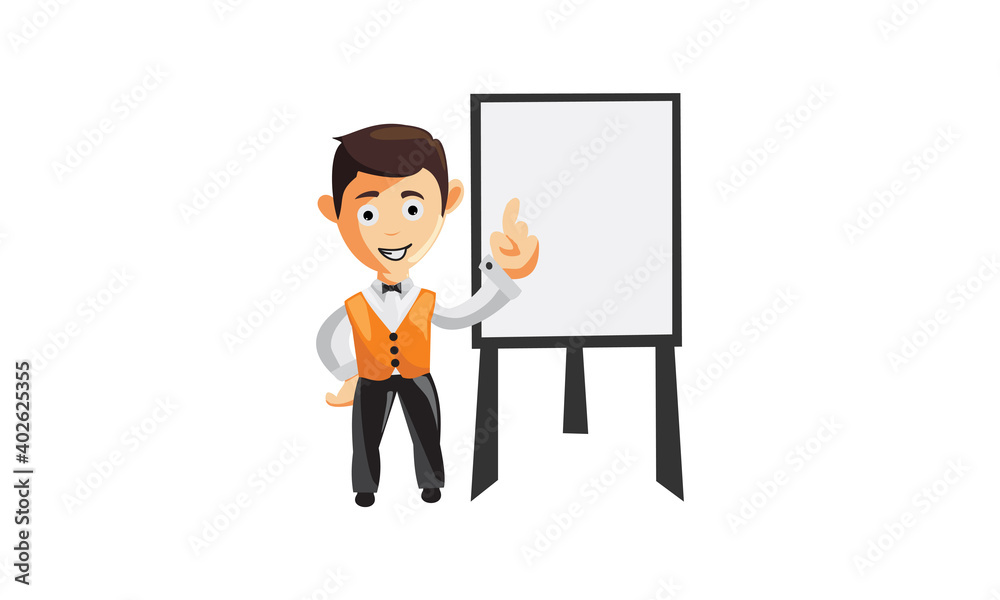 character job cloth chef waiter CLOTHES blank whiteboard character job cloth chef waiter CLOTHES blank whiteboard