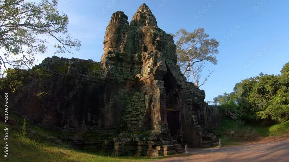 Gate to Angkor Thom at Siem Reap, Cambodia Gate to Angkor Thom at Siem Reap, Cambodia
