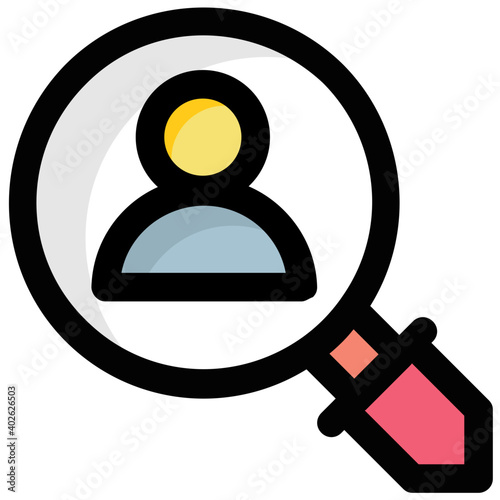 Vector illustration of headhunting