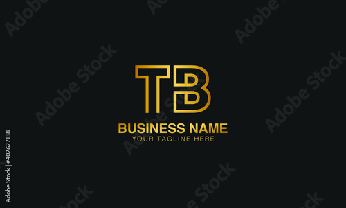 TB T B initial logo | initial based abstract modern minimal creative logo, vector template image. luxury logotype logo, real estate homie logo. typography logo. initials logo.