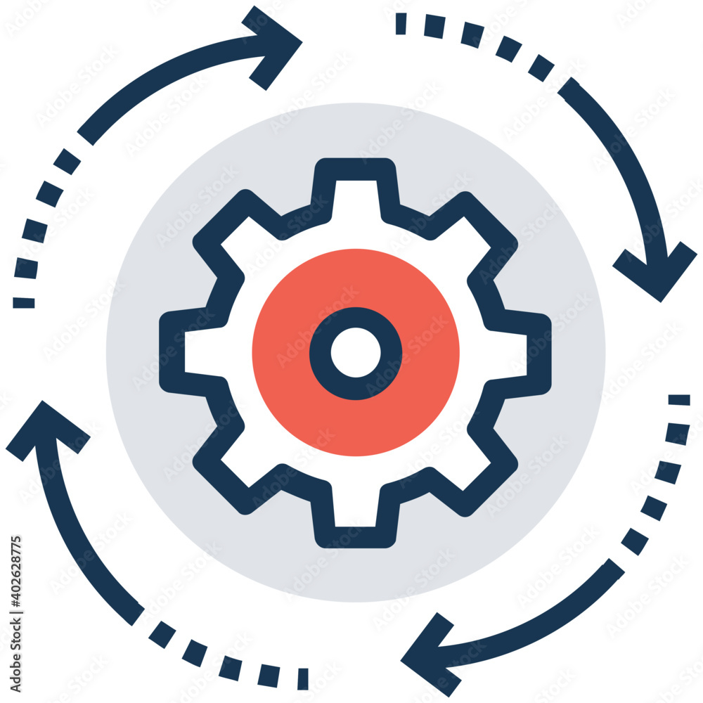 Business concept of Project management Vector Icon Business concept of Project management Vector Icon