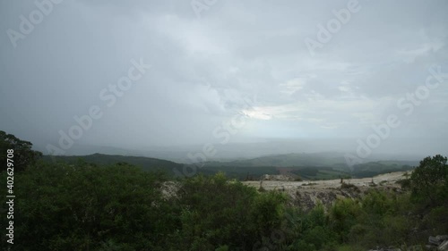 Rain in the Mountains in Brazil 