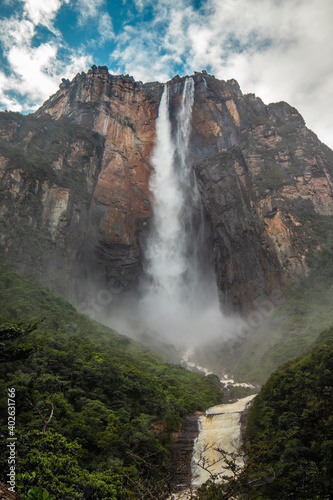 Photo of Angel Falls  the highest waterfall in the world  located in Venezuela