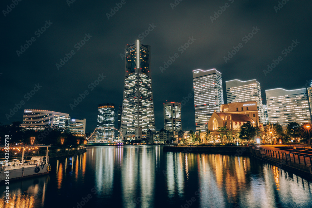 Obraz premium Yokohama Night View