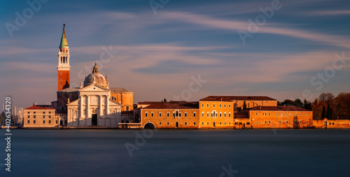 Panorama of San Giorgio Maggiore island photo