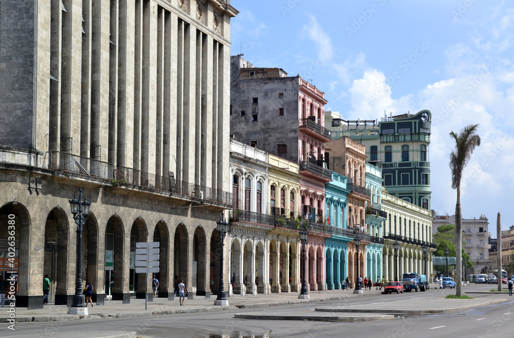 Cuba, havana, on the streets of the old city