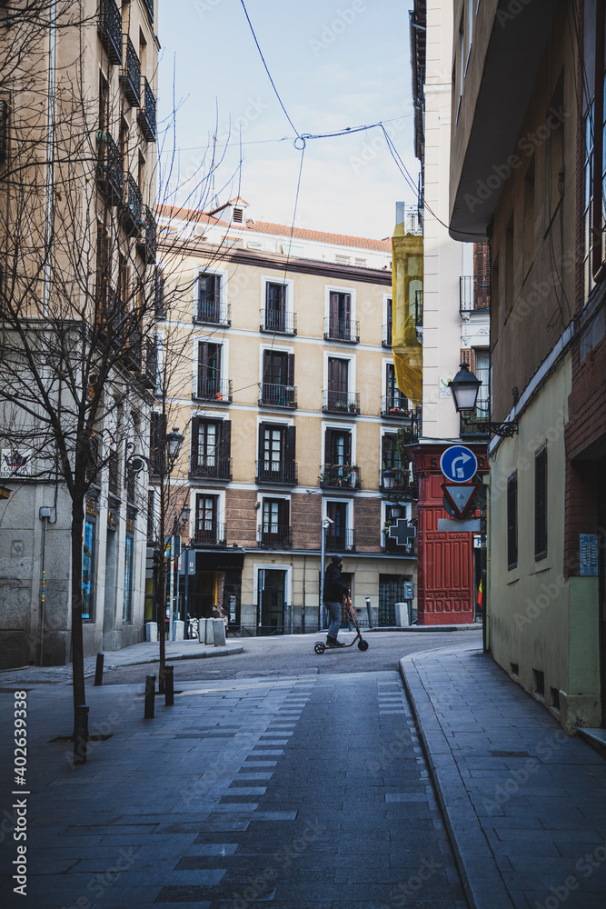 On the streets of Madrid