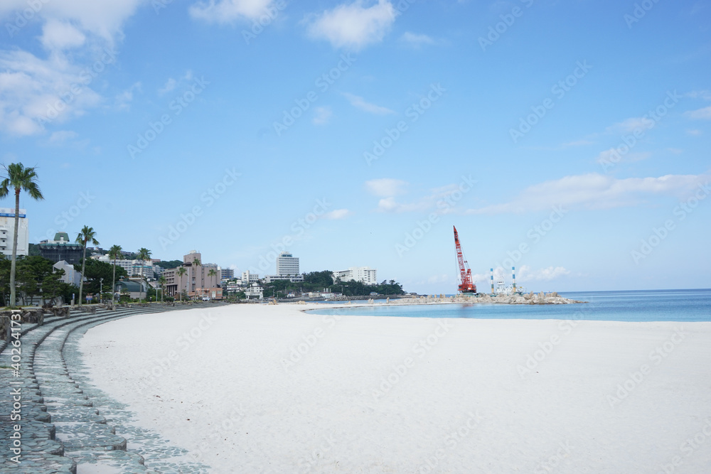 Nanki Shirarahama Beach in Wakayama, Japan - 和歌山 南紀白浜ビーチ