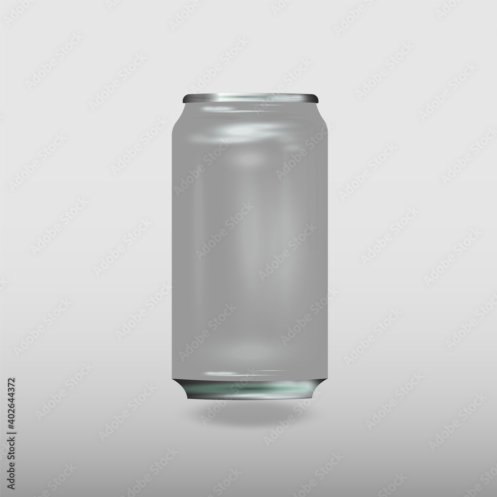 Aluminum can isolated on white background with clipping path and highlights Aluminum can isolated on white background with clipping path and highlights
