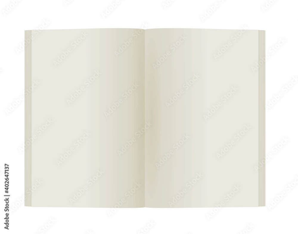 Opened blank catalogue. vector illustration Opened blank catalogue. vector illustration