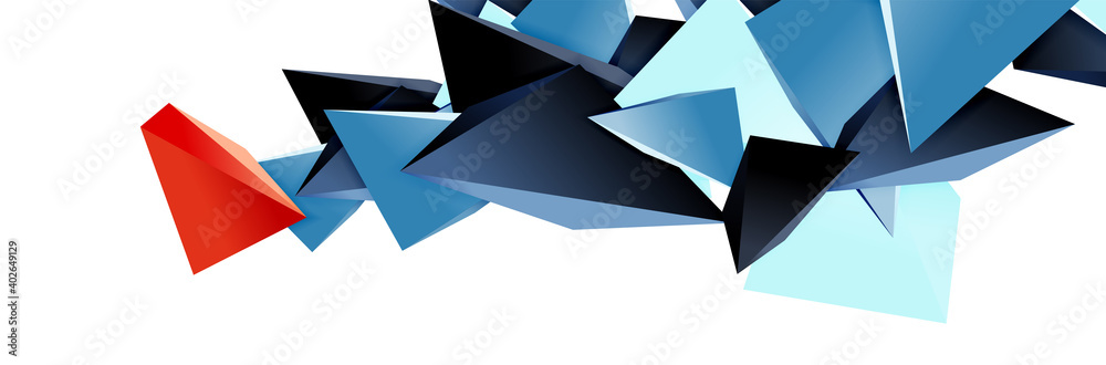 Triangle mosaic abstract background, 3d triangular low poly shapes. Geometric vector illustration for covers, banners, flyers and posters and other Triangle mosaic abstract background, 3d triangular low poly shapes. Geometric vector illustration for covers, banners, flyers and posters and other