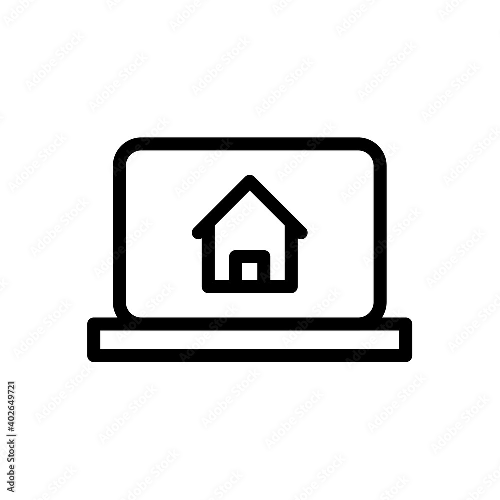 laptop house