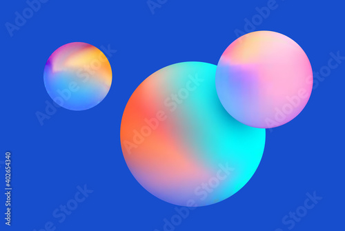 Abstract background with mesh gradient shape. Use it for print or web modern poster design. Vector illustration.