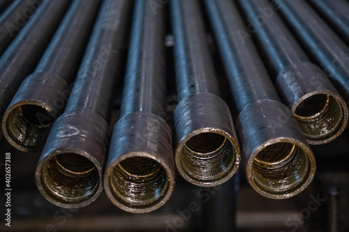 metal drill pipe shot large