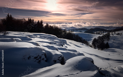 Paesaggi di montagna invernali - Lessinia 2020 photo