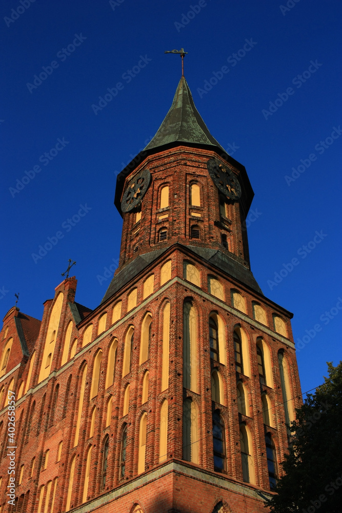 Cathedral on the Kant island in Kaliningrad