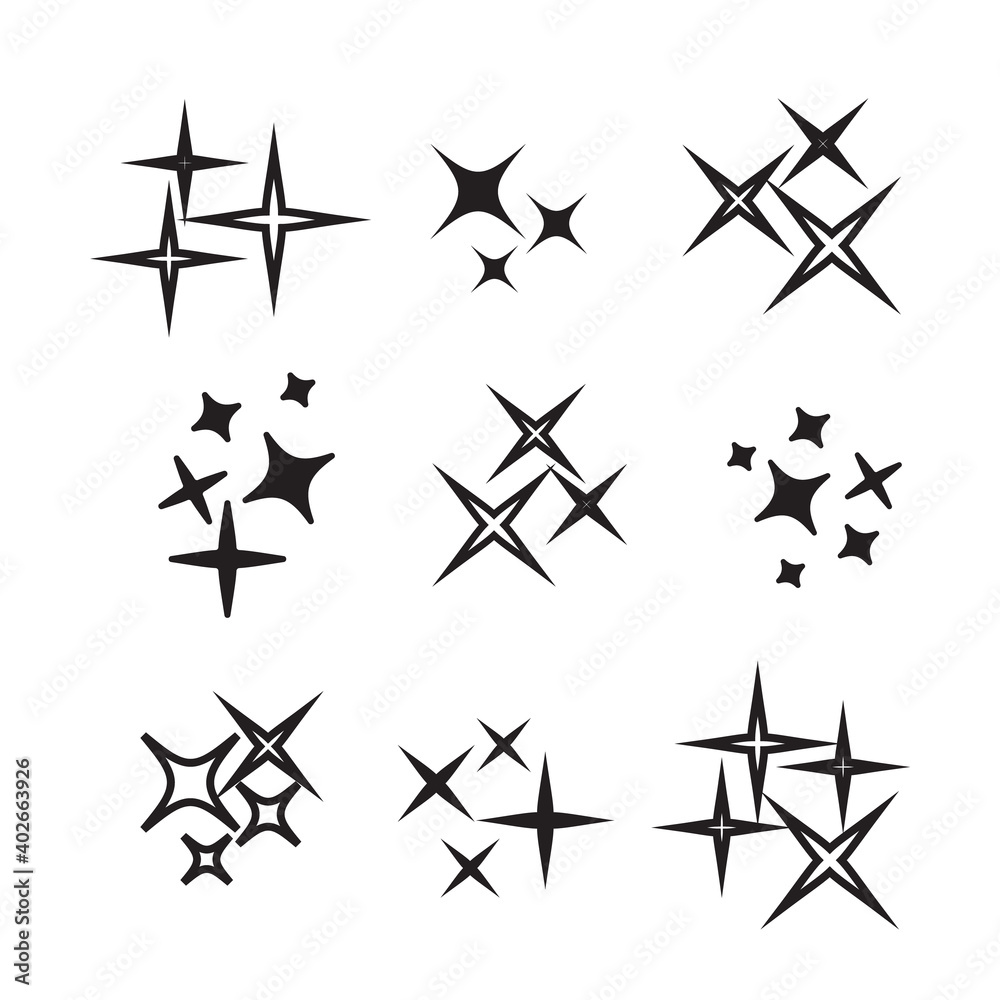 Obraz premium Bright firework, decoration twinkle, shiny flash. Sparkle lights vector
