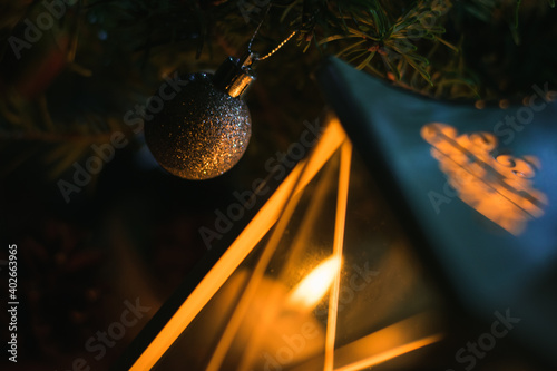 Naklejka Christmas Lantern