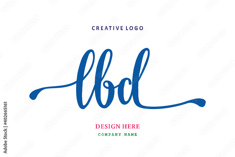 LBD lettering logo is simple, easy to understand and authoritative LBD lettering logo is simple, easy to understand and authoritative