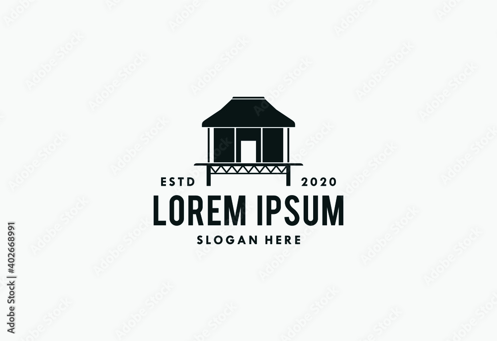 Traditional House Logo Template