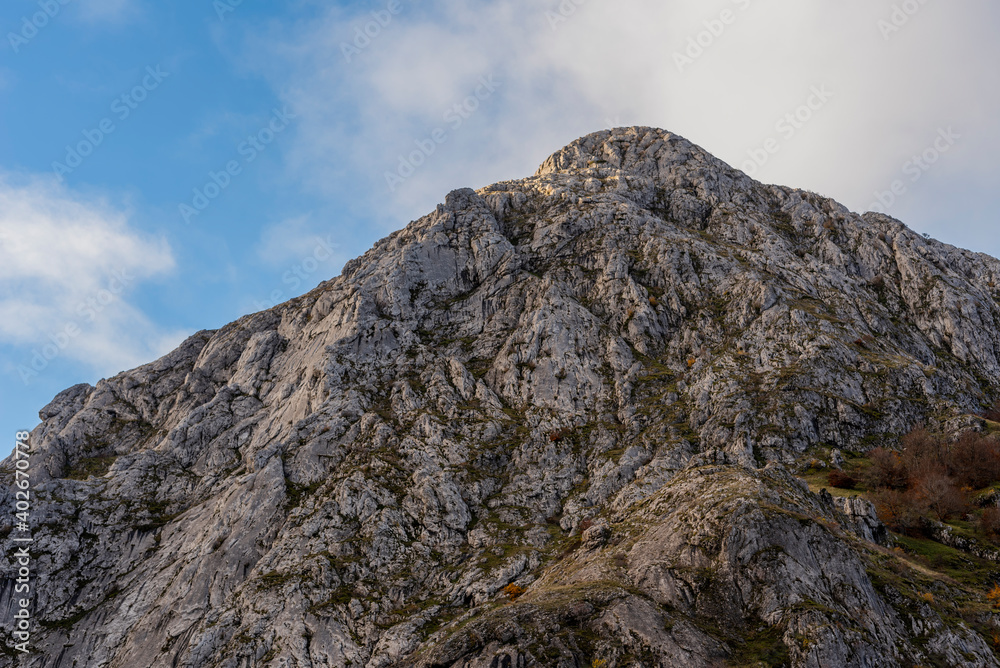 Pico Valporquero limestone rock mountain Pico Valporquero limestone rock mountain
