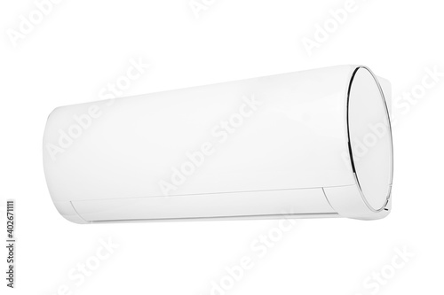 Air conditioning system on white background, isolated
