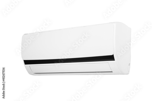 Air conditioning system on white background, isolated