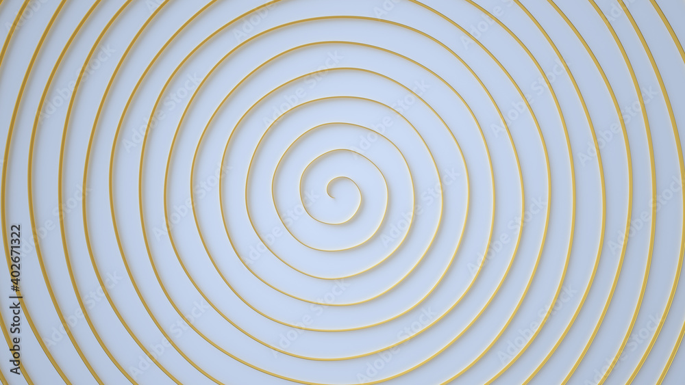 Fototapeta premium abstract golden line on white background Illustration