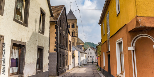 Panorama of a street in the old part of Andernach, Germany
