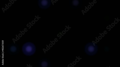 abstract blue background loop bokeh