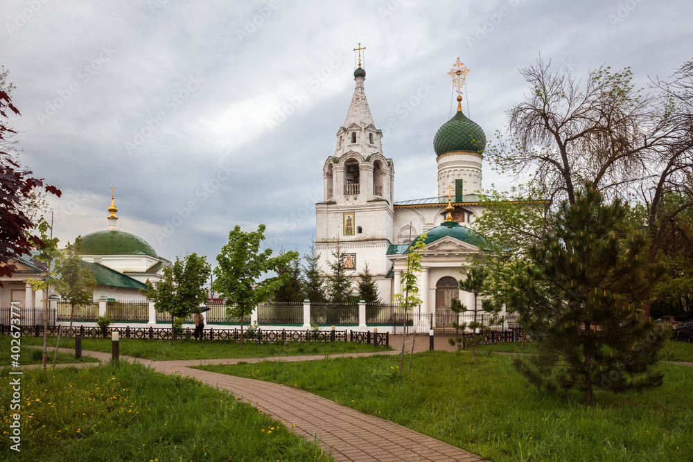 One of many ancient churches in Yaroslavl