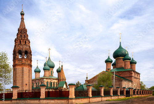 Ensemble of churches in Korovniki, Yaroslavl photo