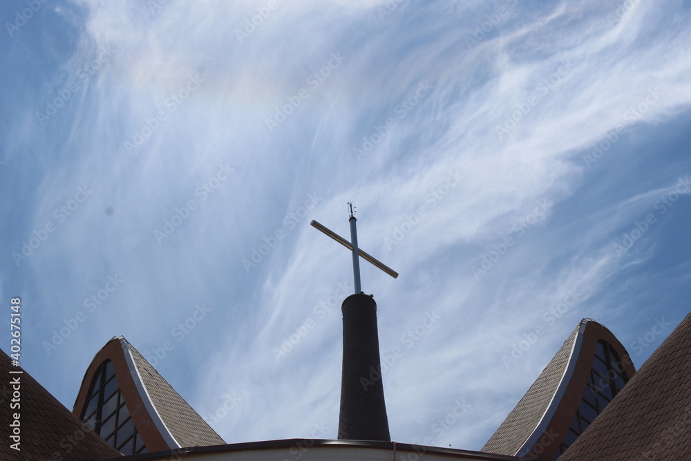 Obraz premium cross on the roof