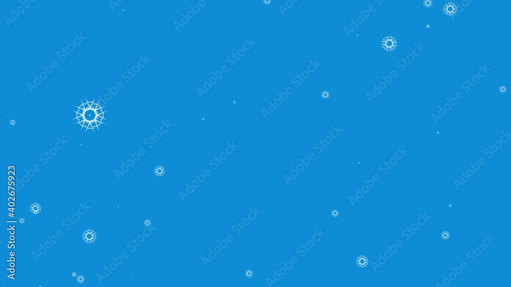 New Year Snowfall Background For Promo And Greetings Videos. Snow Flakes Intro Animation New Year Snowfall Background For Promo And Greetings Videos. Snow Flakes Intro Animation