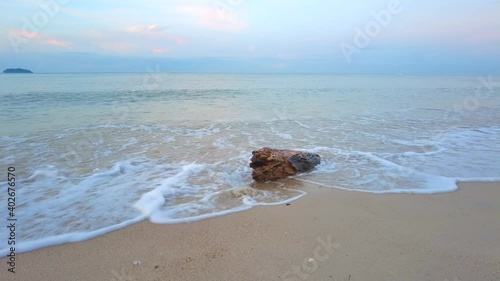 Klong Prao beach Thailand. At Klong Prao Beach, Koh Chang Island, Trat Thailand. The View of beach sea sand and sky in summer day. Beach sea space area.