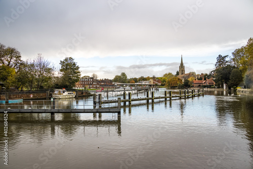 View of Marlow and the River Thames, England © Kathy Huddle 