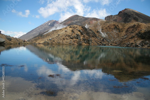 Blue Lake im Tongariro Nationalpark, Neuseeland