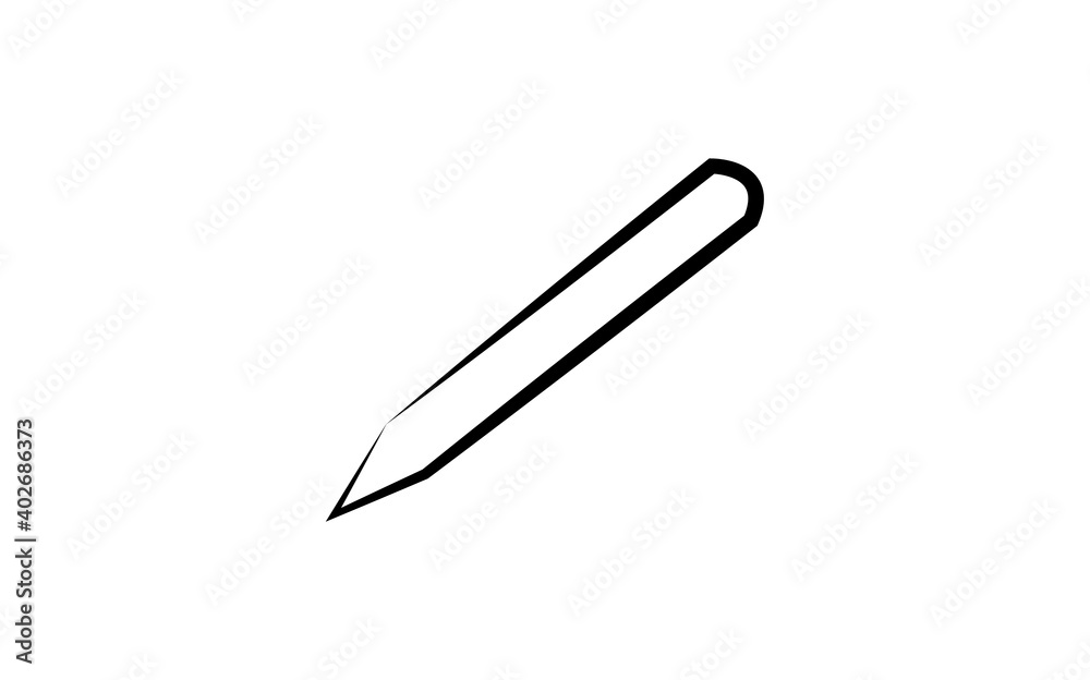 Classic, simple pencil. Vector illustration Classic, simple pencil. Vector illustration